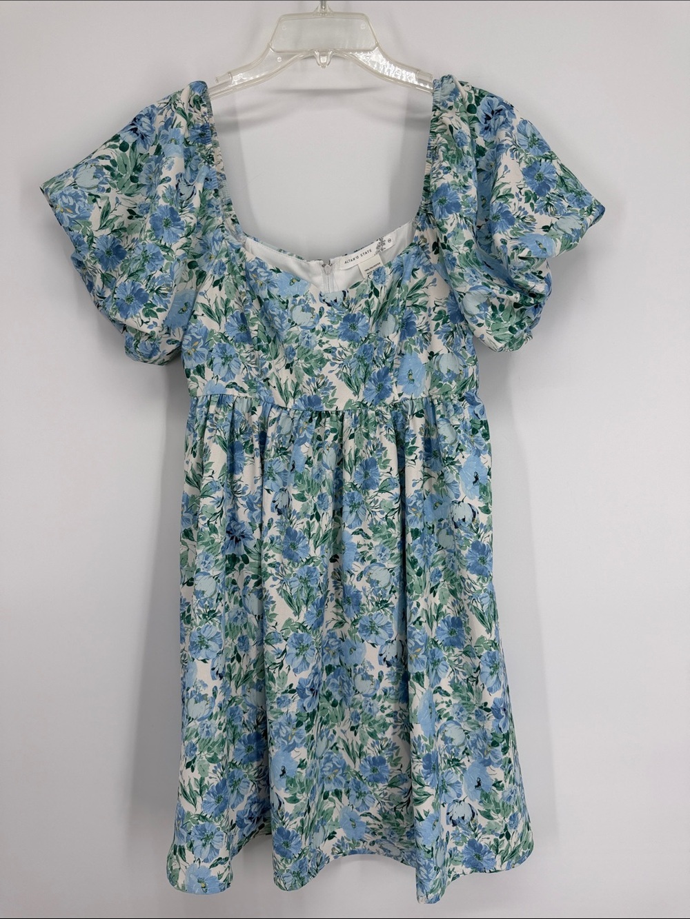 Altar’d State Bristol Puff Sleeve Dress Size Medium Cottagecore Romantic - Picture 4 of 11